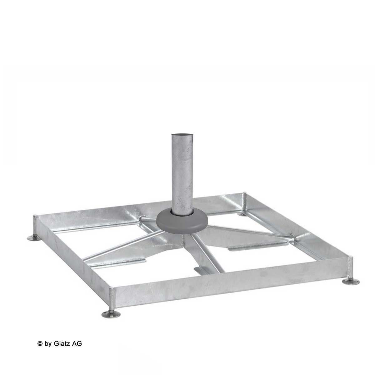 Glatz Sockel M4 und Standrohr Sockel und Standrohr M4 für Glatz Sonnenschirm