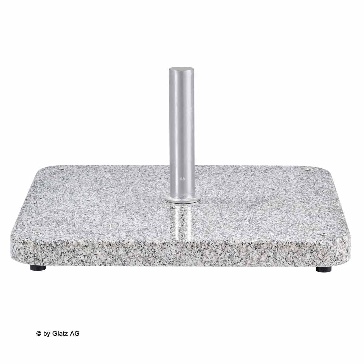 Granitsockel Z, 90 kg inkl. Standrohr Z, P+, Stahl verzinkt Granitsockel Z, 90 kg inkl. Standrohr Z, P+, Stahl verzinkt