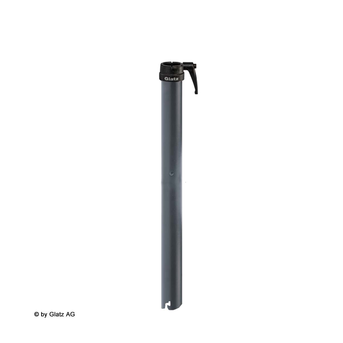 Glatz Übergangsrohr PX anthrazit Übergangsrohr PX 48/55 mm anthrazit für Glatz Piazzino, Sunwing Casa, Sunwing C+, Teakwood