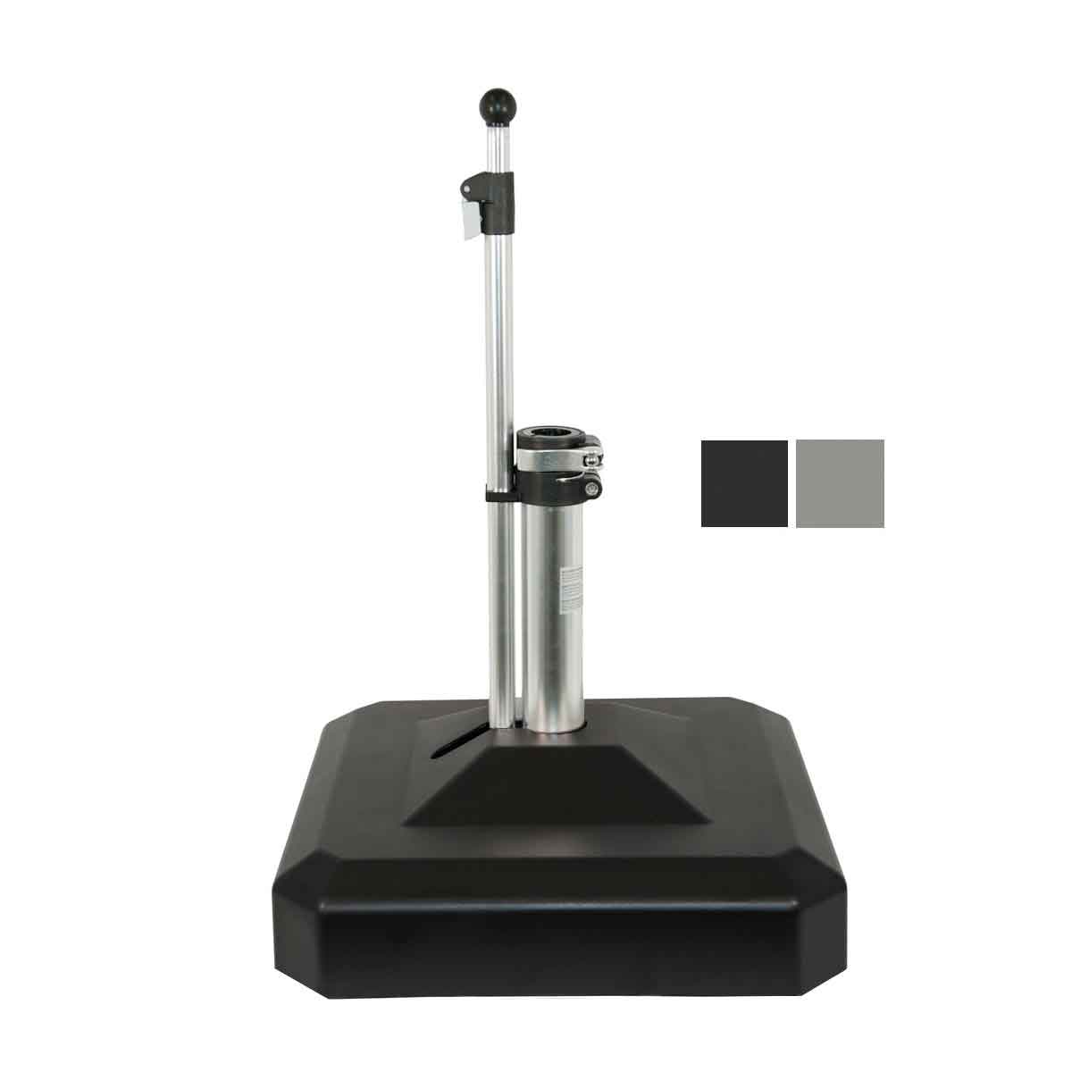 LiRo Mini Plus K 45 kg I Mobiler Schirmständer Elektrisches Gerät, Mikrophon, Drinnen, Zimmer, Duscharmatur
