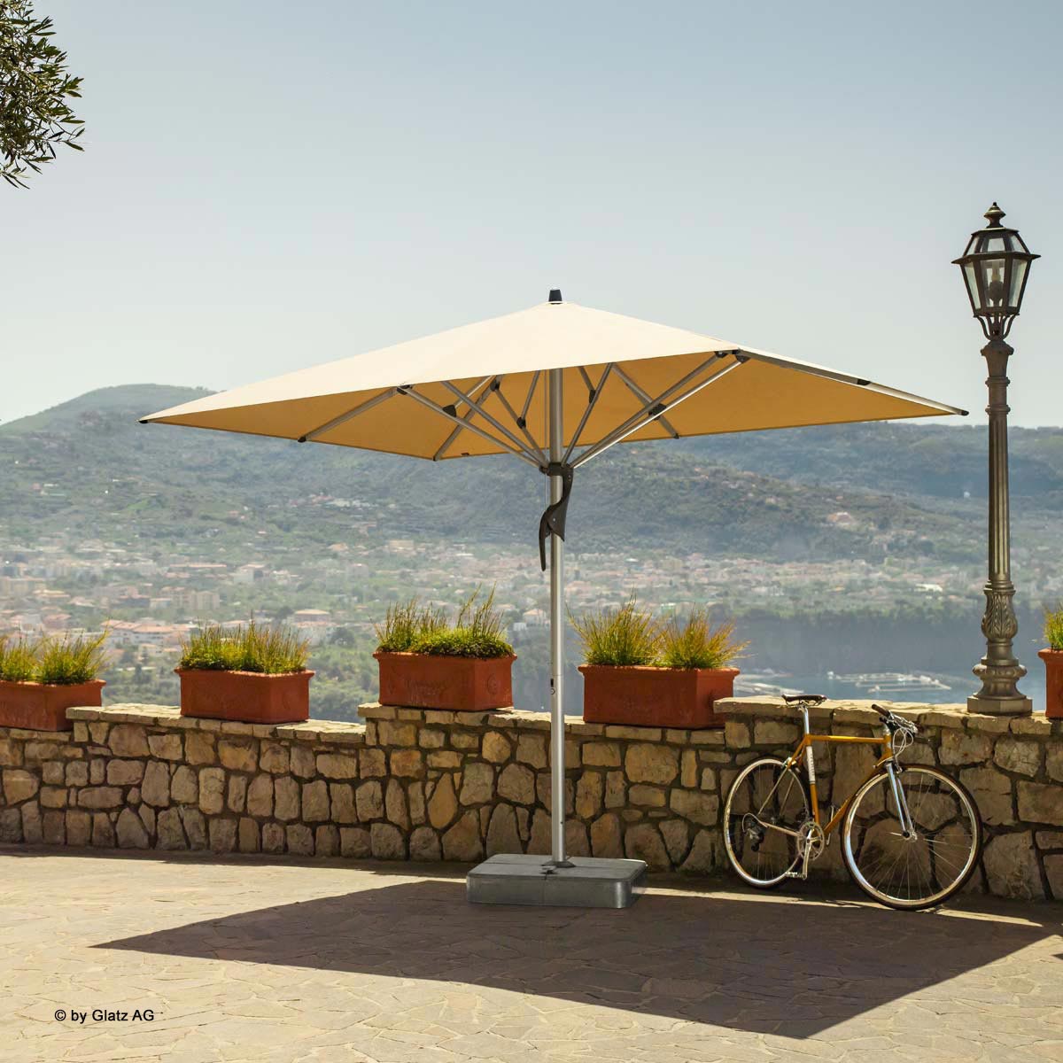 Glatz Fortello Glatz Sonnenschirm Fortello mit Rollständer