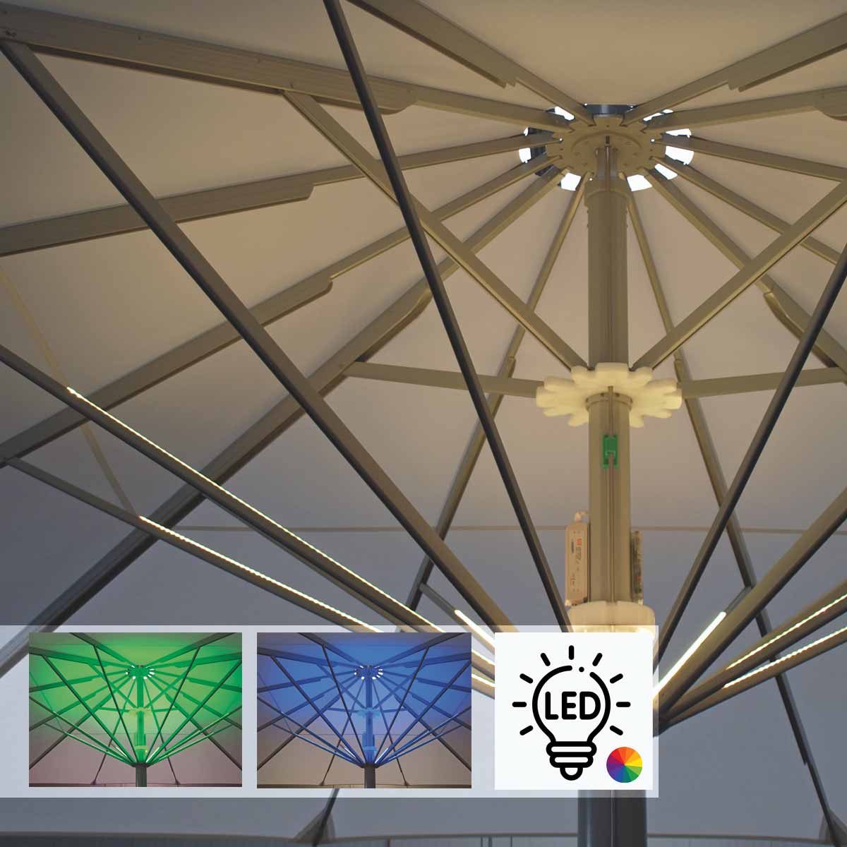 Bahama LED Beleuchtung LED Beleuchtung für Bahama Jumbrella