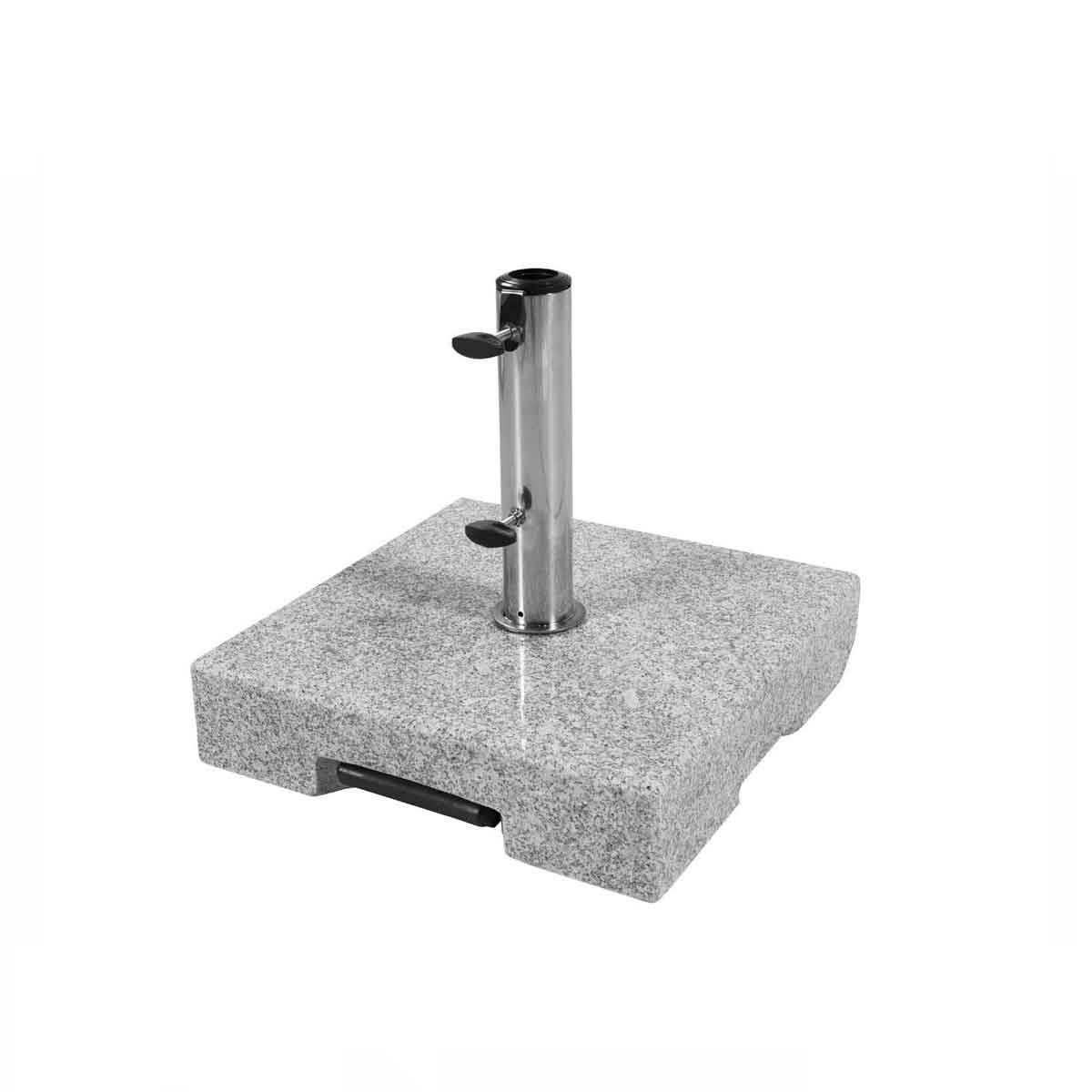 Doppler Granitsockel 40 kg mit ausziehbaren Handriff und Rollen Doppler Granitsockel 40 kg mit ausziehbaren Handriff und Rollen