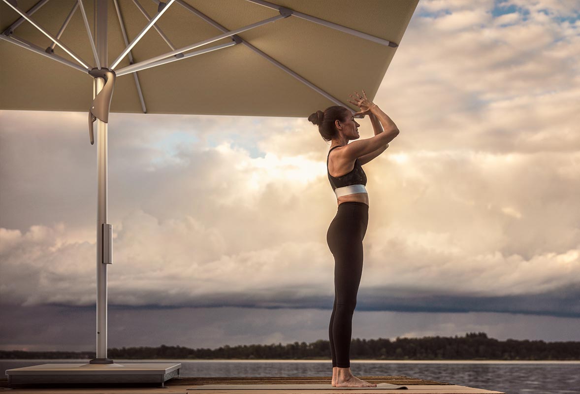 Sonnenschirmzubehör von Glatz Sonnenschirmbeleuchtung bei Glatz Sonnenschirm Fortello