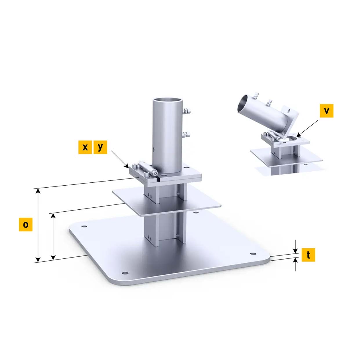 May Flachdachankerplatte SZ186 May Zubehör