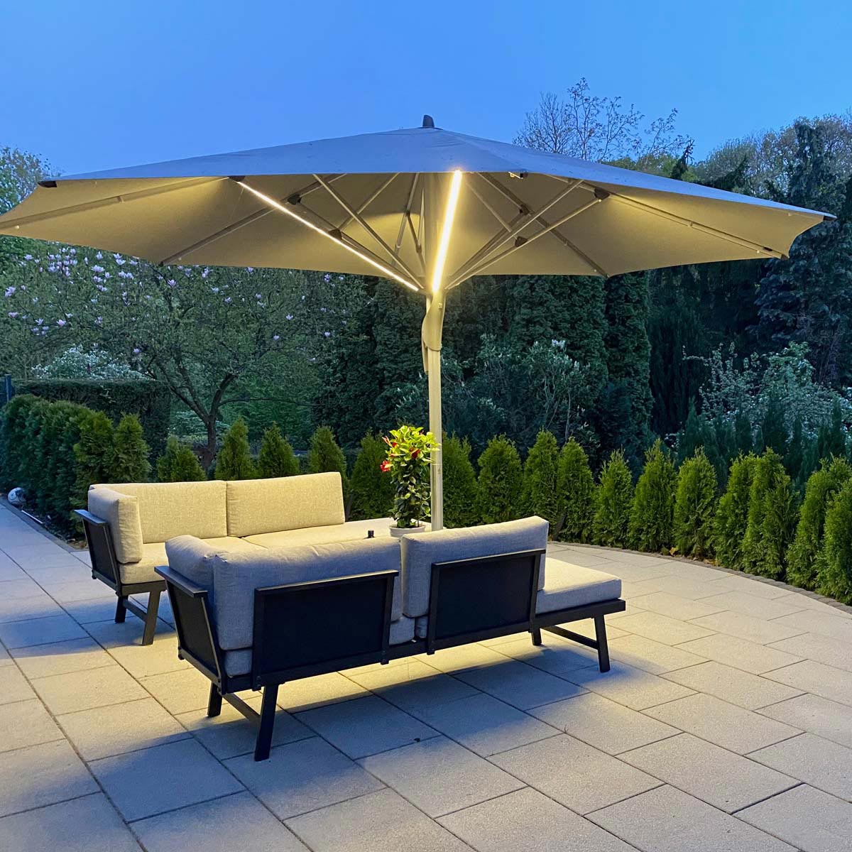 Glatz Fortello LED Glatz Sonnenschirm Fortello LED