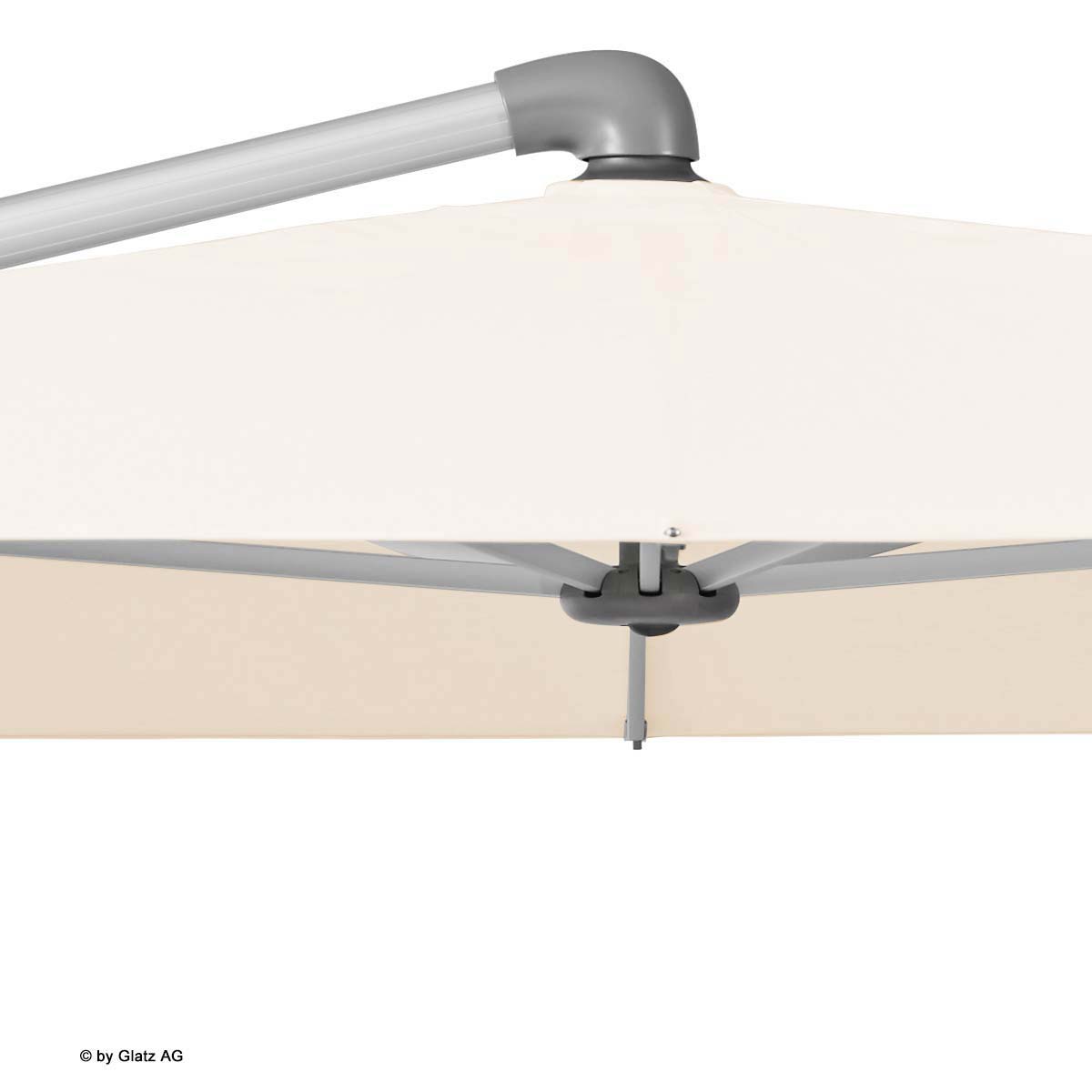 Glatz Sunwing Casa Glatz Ampelschirm Sunwing Casa Detail Aluminium natureloxiert