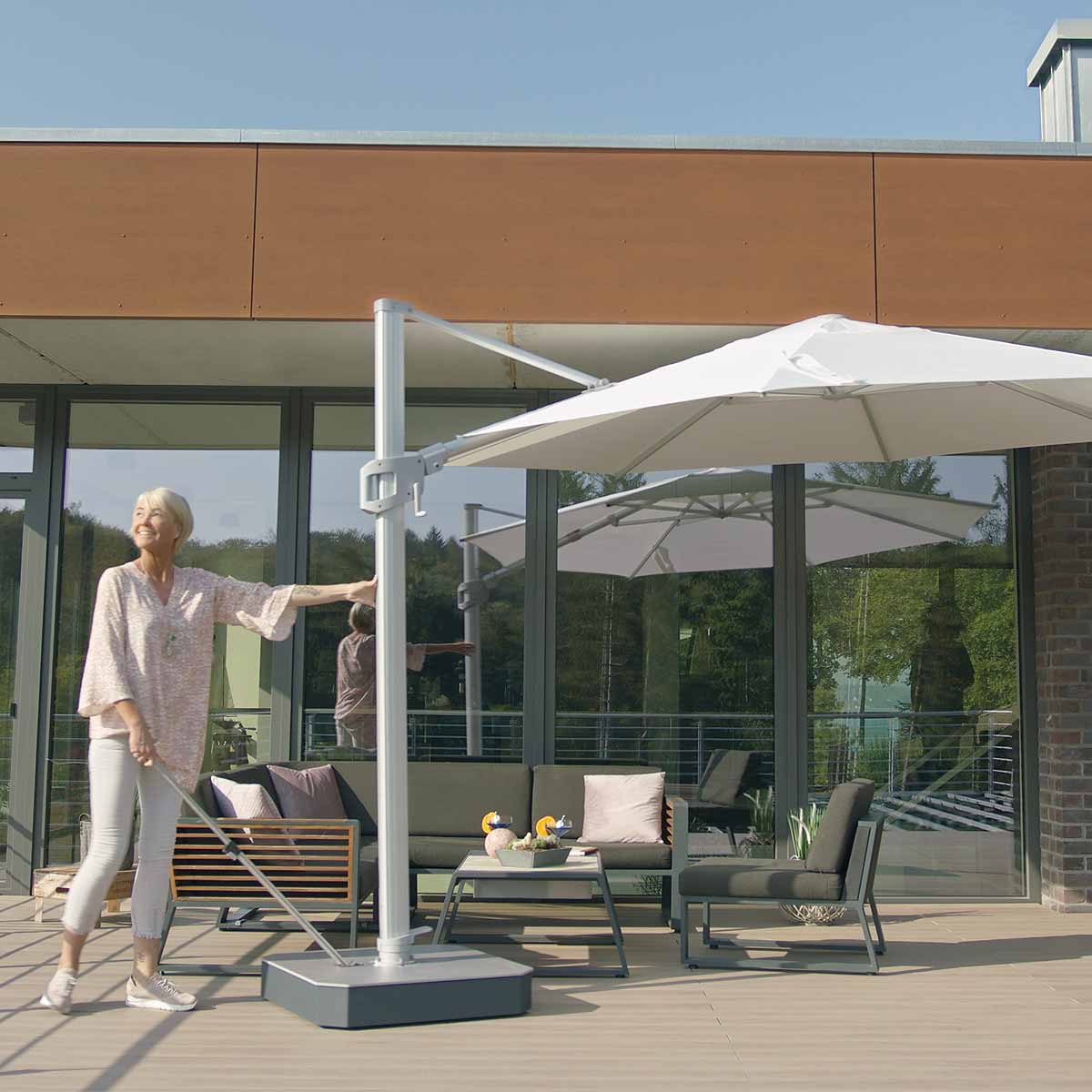 Liro Rollenständer Liro Rollenständer für Sonnenschirme / Ampelschirme