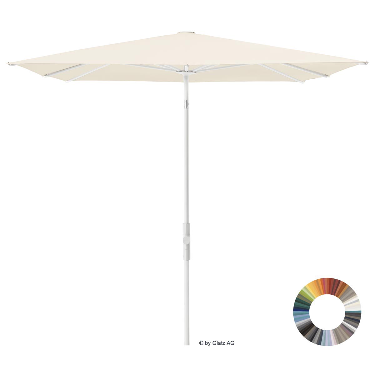 Glatz Twist Sonnenschirm Glatz  Sonnenschirm Twist quadratisch