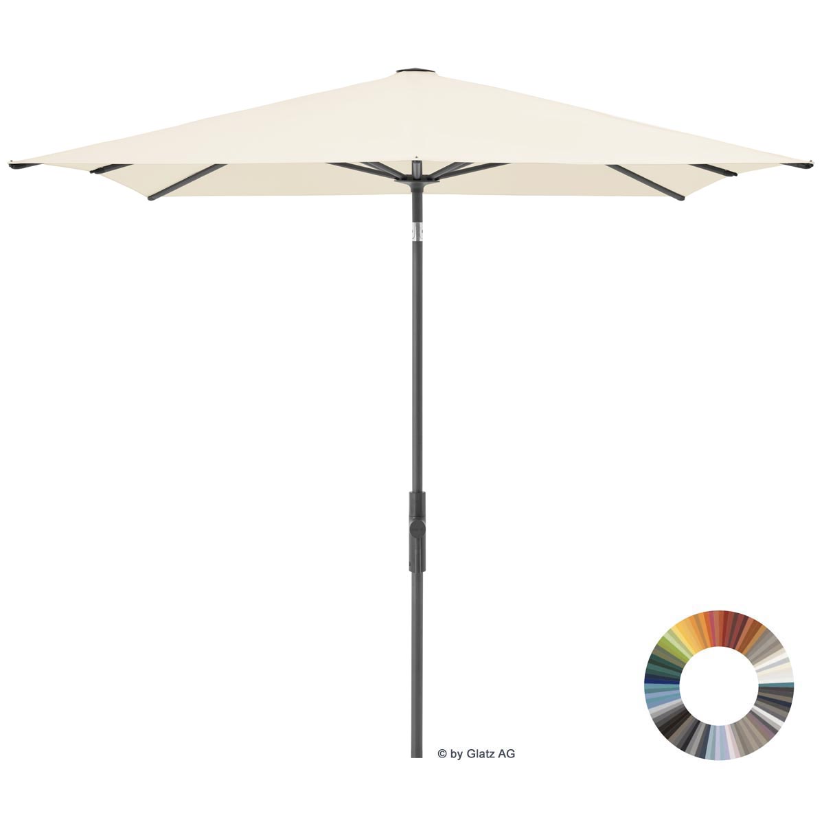 Glatz Twist Sonnenschirm Glatz  Sonnenschirm Twist quadratisch