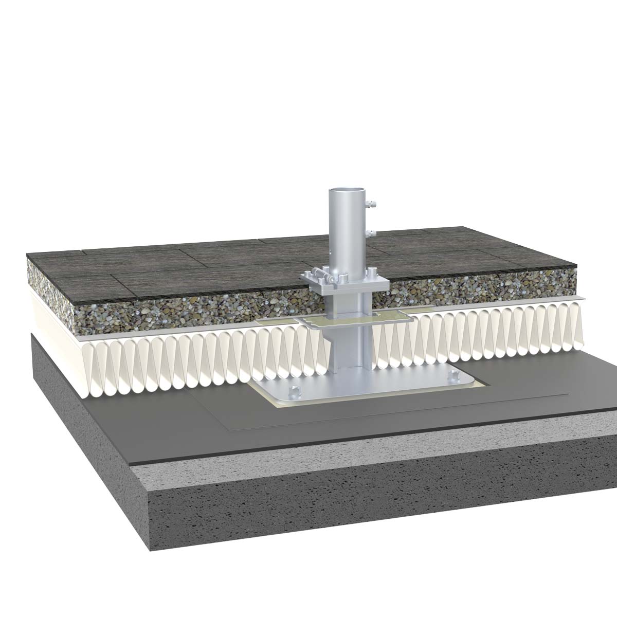 May Flachdachankerplatte SZ186 May Zubehör