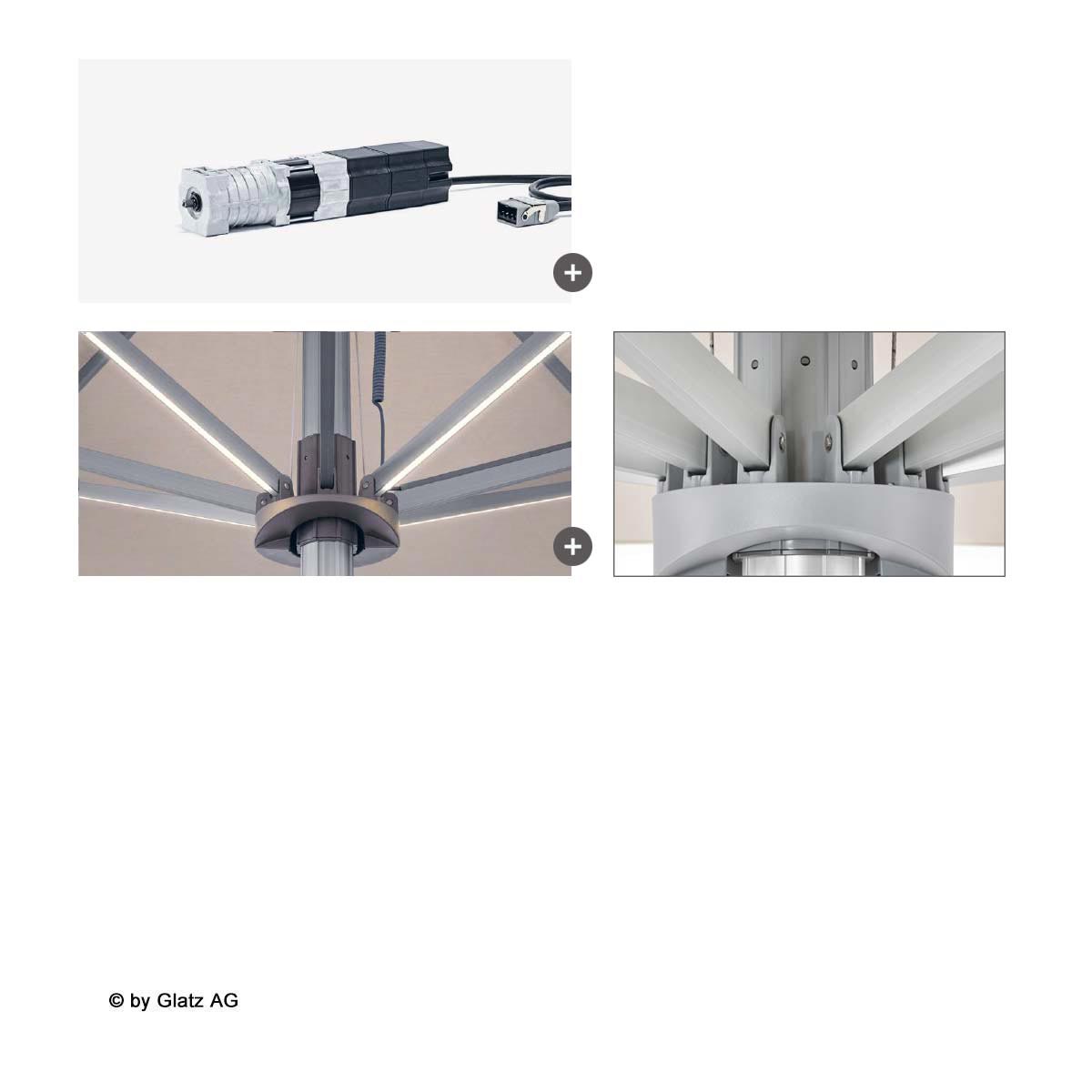 Glatz Sonnenschirm Motor Licht Glatz Sonnenschirm Motor Licht
