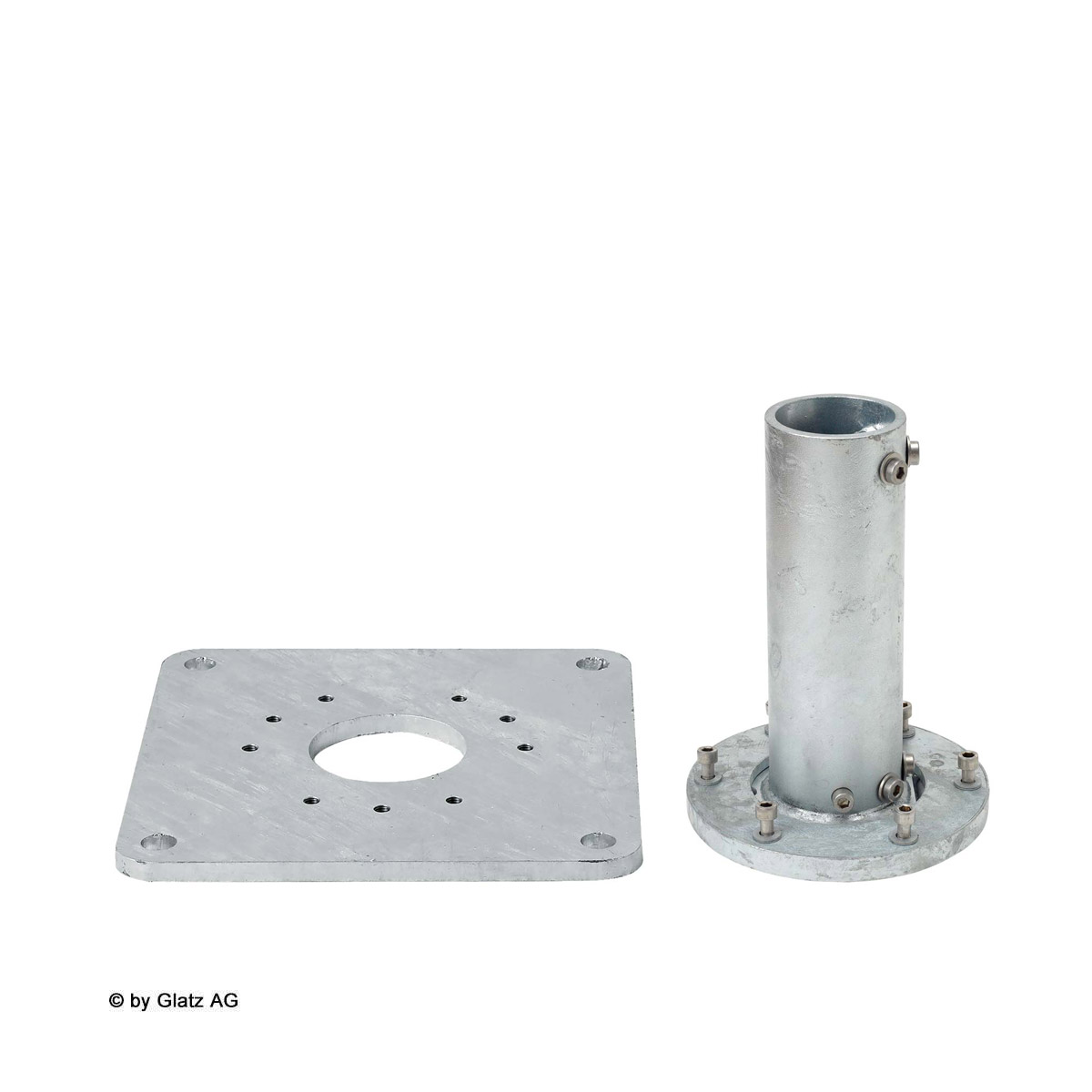 Glatz Montageplatte Montageplatte M16 und Aufstellscharnier von Glatz